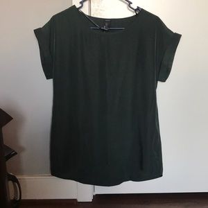 Hunter green top